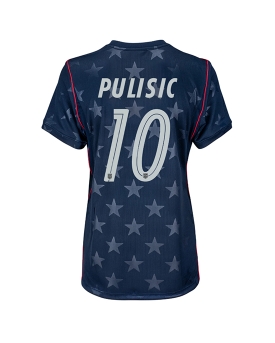 Billige Fotballdrakt Forente stater Christian Pulisic #10 Replika Bortedrakt Dame VM 2026 Kortermet Billige Fotballdrakt Forente stater Christian Pulisic #10 Replika Bortedrakt Dame VM 2026 Kortermet